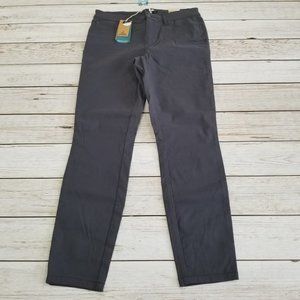 𝅺PRANA Briann Pants Mid Rise Fitted 10 UPF 50+ Short New